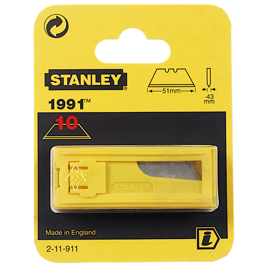Stanley 1991 Distributeur de lames, paquet de 10