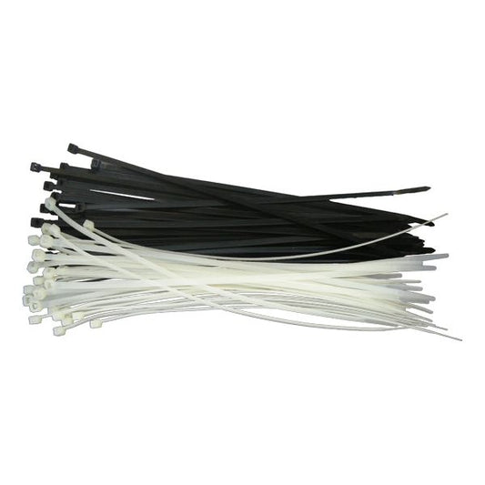 Lyvia Cable Ties Pack 100 370x7.6 - Black