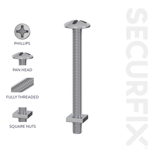 Boulons de toiture Securfix avec écrous