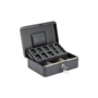 Sterling Cash Box With Coin Tray 10" Mixed Colours
