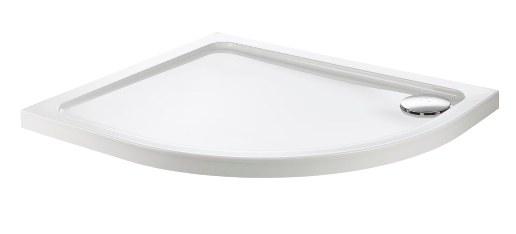 SP Low Profile Offset Quad Left Hand Stone Resin Shower Tray