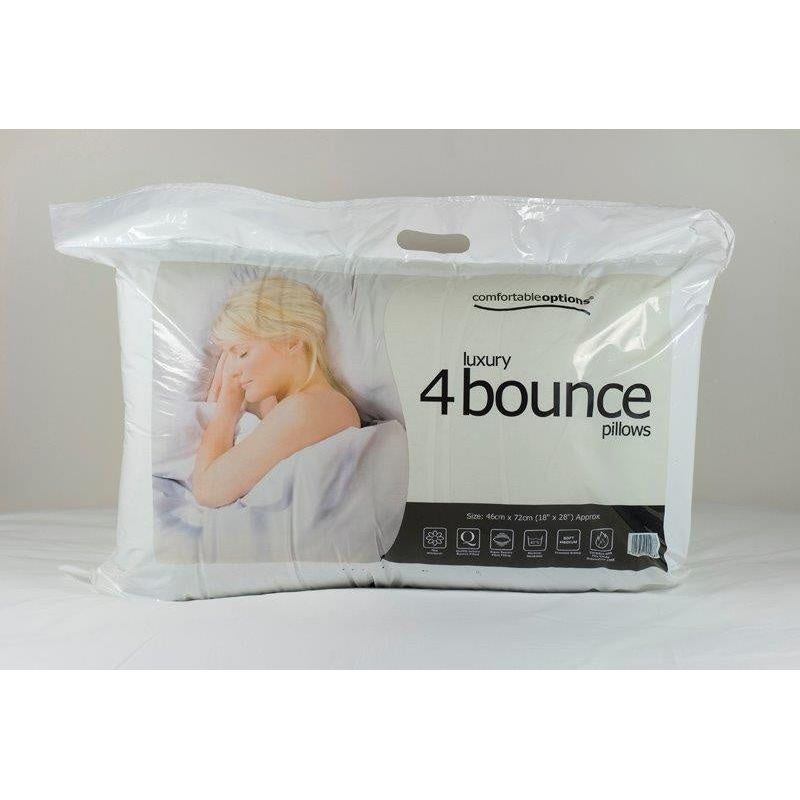 Comfortable Options Bounce Pillows 4 Pack