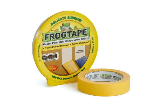 Cinta adhesiva para pintor Frog Tape 24 mm x 41 m Superficie delicada