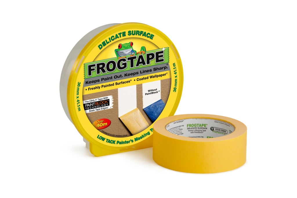 Cinta adhesiva para pintor Frog Tape 36 mm x 41,1 m