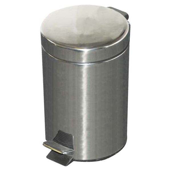 Kingfisher Pedal Bin Stainless Steel 12L