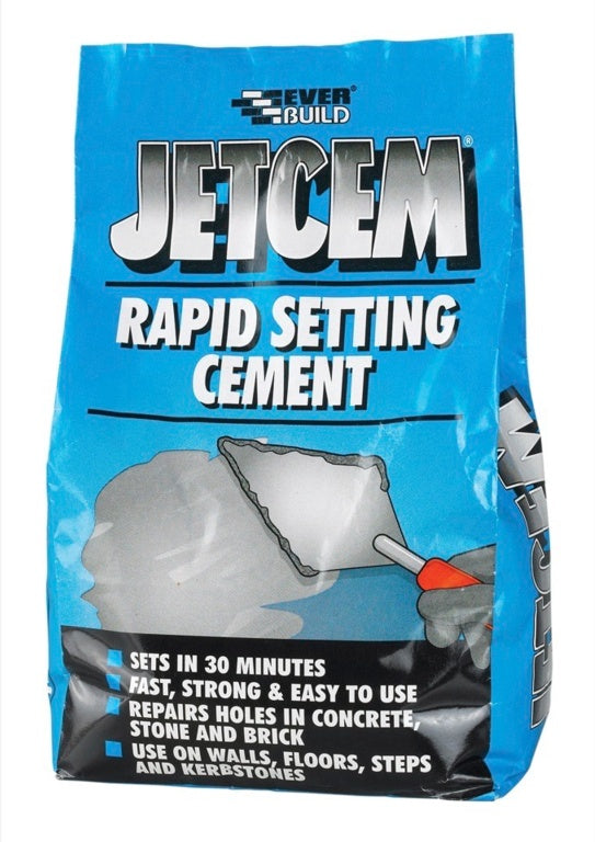 Cemento Everbuild Jetcem De Fraguado Rápido 3kg