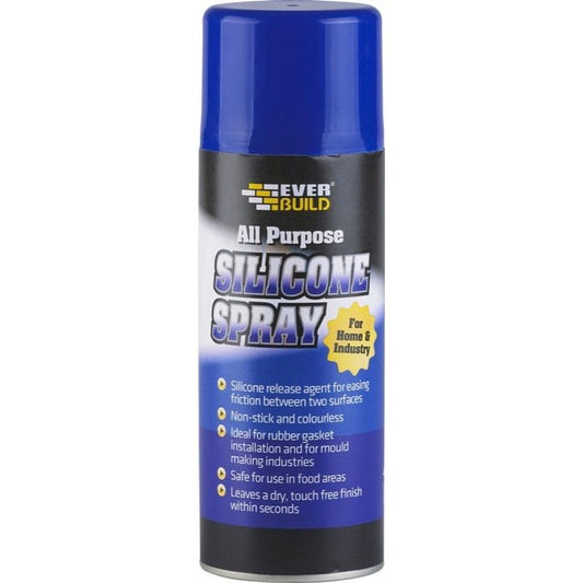 Spray lubrifiant au silicone Everbuild