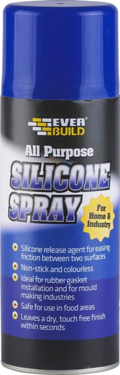 Spray lubrifiant au silicone Everbuild