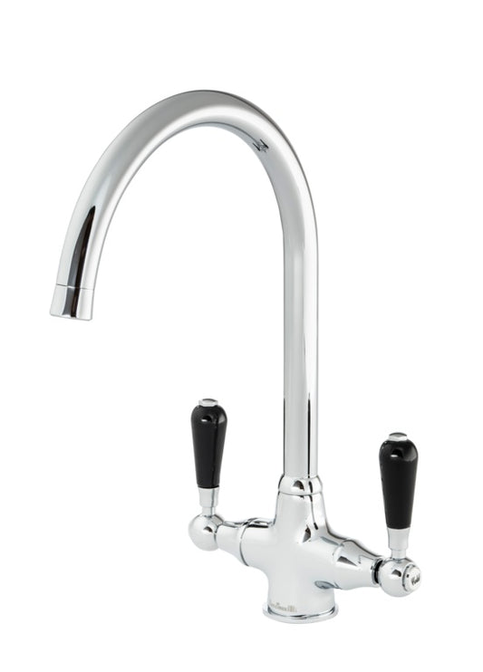 Reginox Brooklyn Tap with Black Ceramic Handles