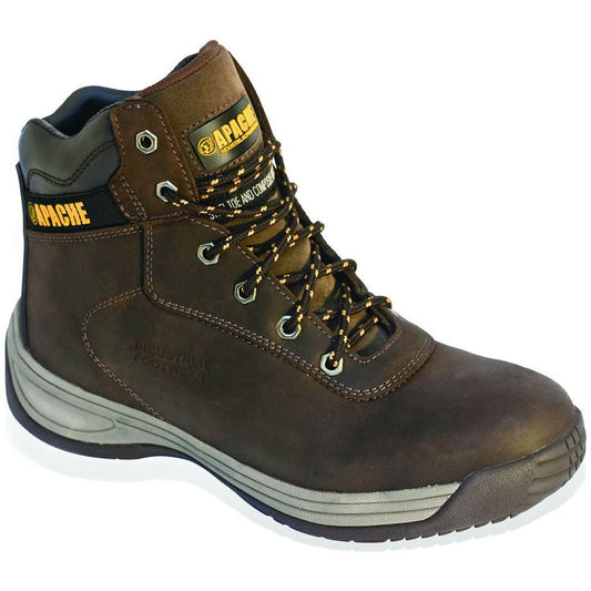 Apache Brown Safety Boot