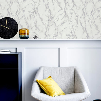 Arthouse Carrara Marble Wallpaper