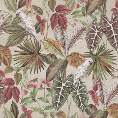 Arthouse Vintage Parrot Multi Wallpaper