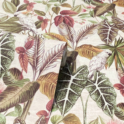 Arthouse Vintage Parrot Multi Wallpaper