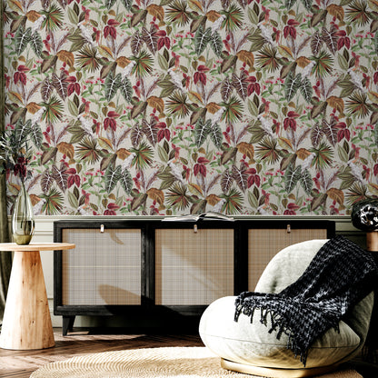 Arthouse Vintage Parrot Multi Wallpaper