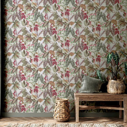 Arthouse Vintage Parrot Multi Wallpaper