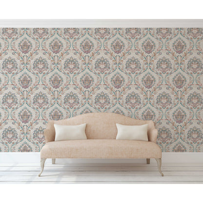 Arthouse Fantastical Damask Multi Wallpaper