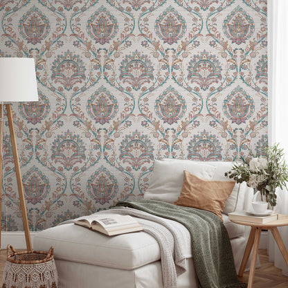 Arthouse Fantastical Damask Multi Wallpaper