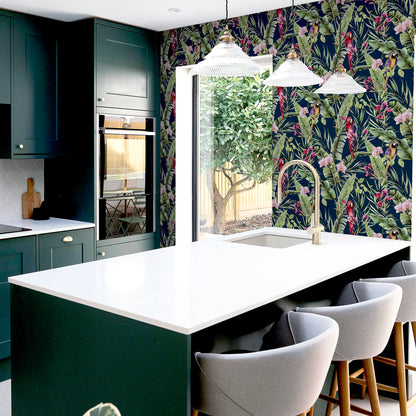 Arthouse Pretty Polly Navy Multi Wallpaper