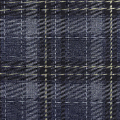 Arthouse Twilled Plaid Navy/Gold Wallpaper