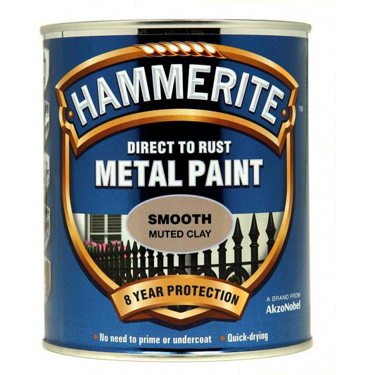 Hammerite Metal Paint Smooth 750ml Muted Clay