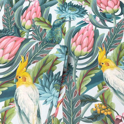 Arthouse Rainforest Escape Green Pink Wallpaper