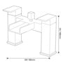 SP Cascade Bath Filler Tap H: 146mm D: 180mm