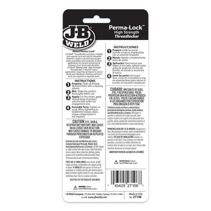 JB Weld Perma-Lock Threadlocker