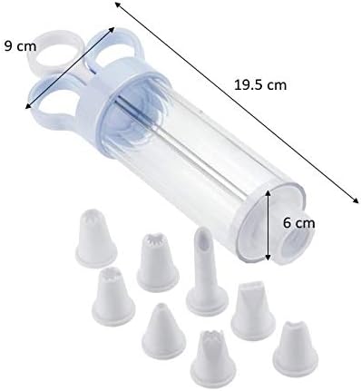 Chef Aid Icing Syringe With 8 Nozzles