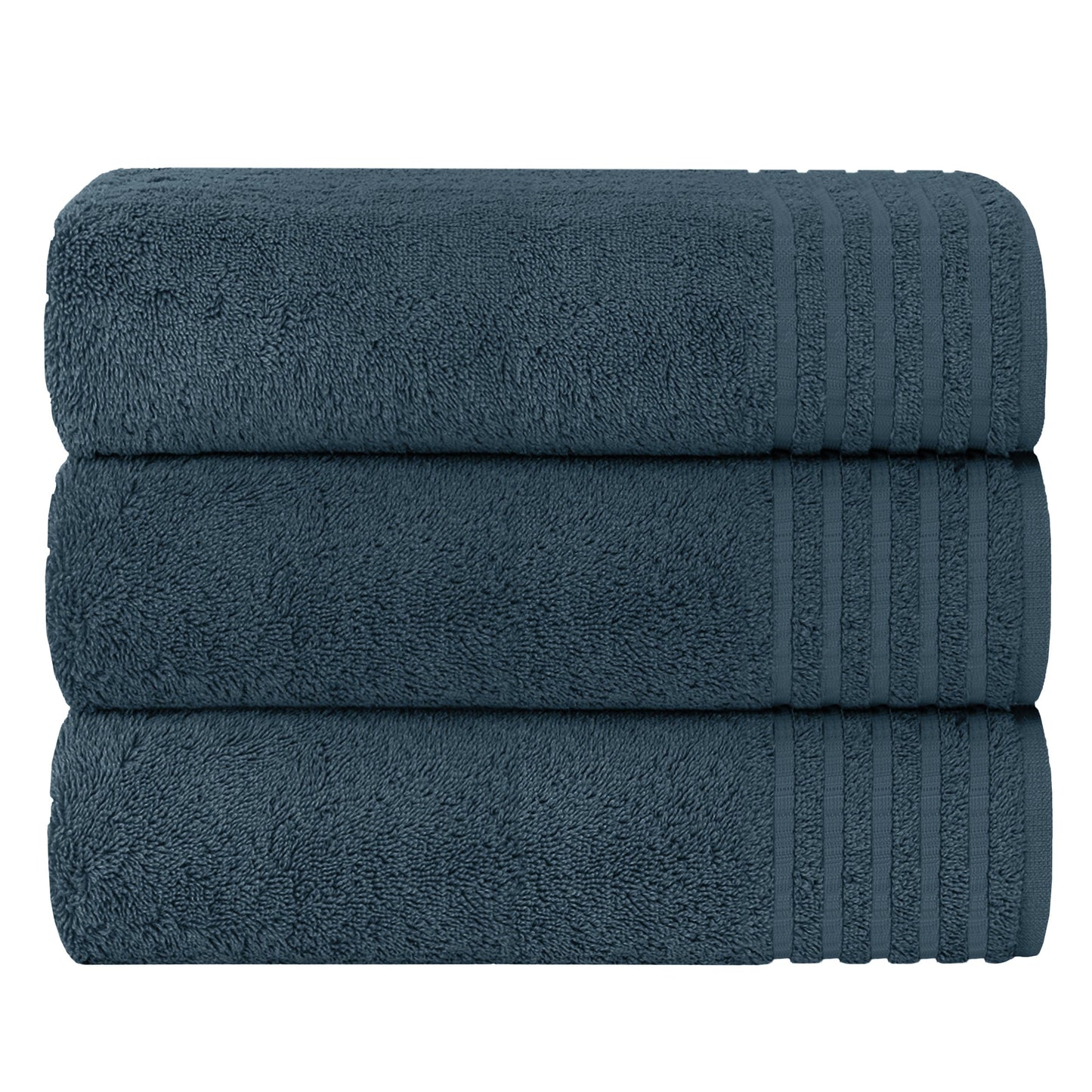3 Pack Monaco Extra Large Bath Sheets Cotton 500GSM Highly Absorbent Towels Set for Home Gym Beach by OLIVIA ROCCO