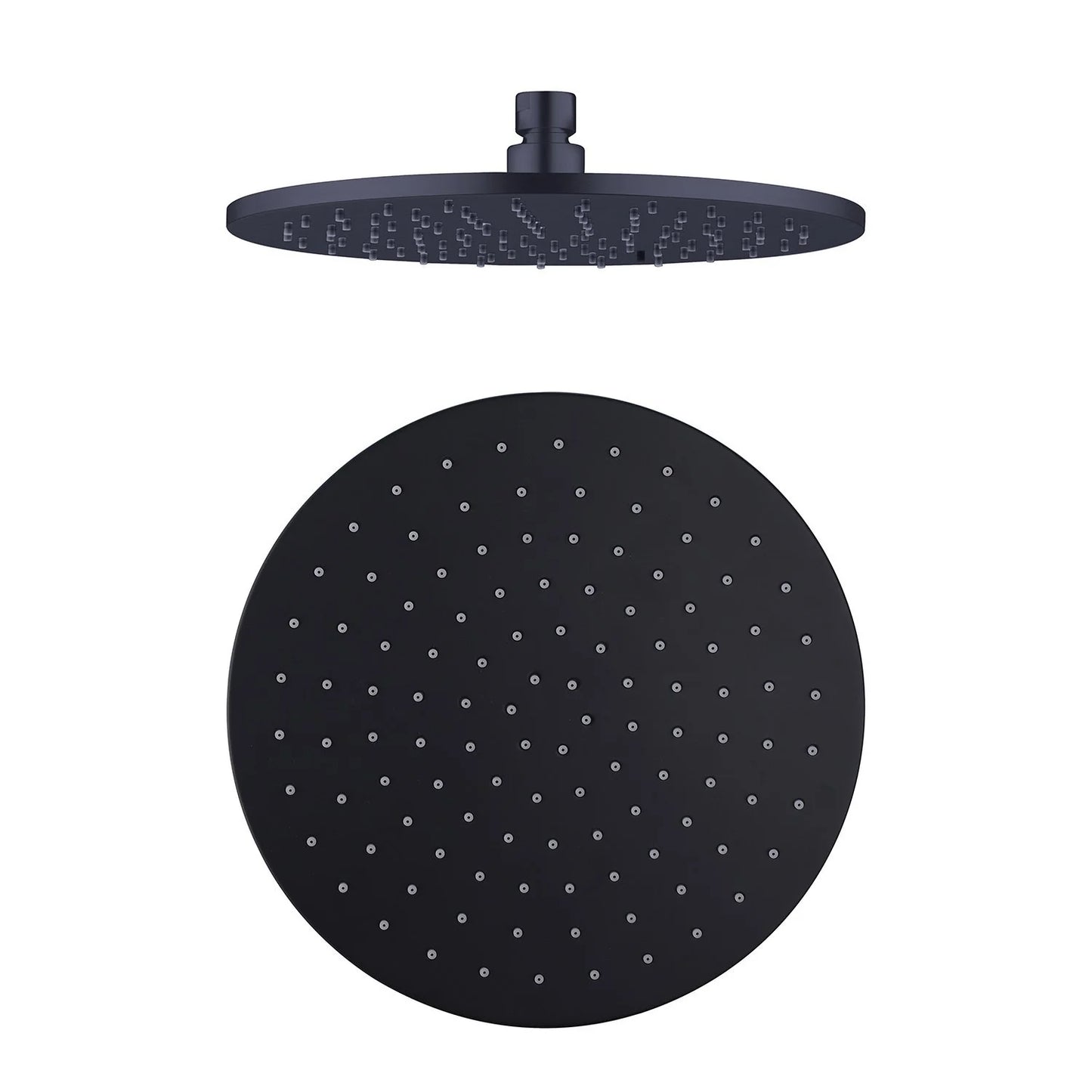 Nero Round Shower Head 200mm