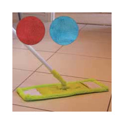 JVL Flat Microfibre Mop And Handle