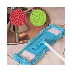 JVL Flat Bobble Microfibre Mop And Handle