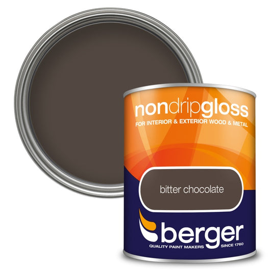 Berger Brillo Antigoteo 750ml Chocolate Amargo