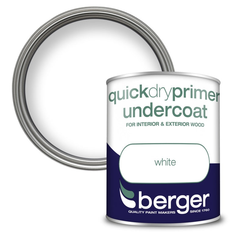 Berger Quick Dry Primer Undercoat 750ml