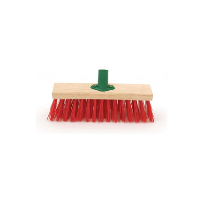Hill Brush Red PVC Brush Head & Bracket 11.5"