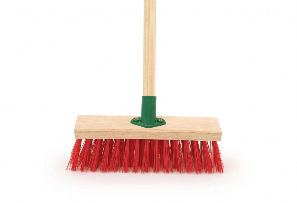 Hill Brush Red PVC Brush & Handle