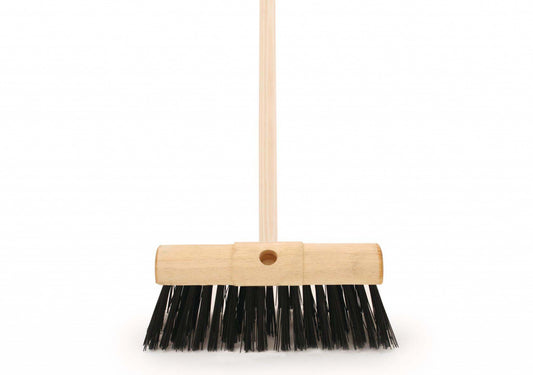 Hill Brush Saddle Back Broom & Handle