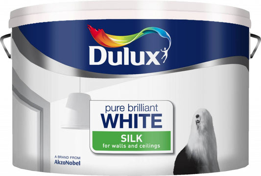 Dulux Silk 10L Pure Brilliant White