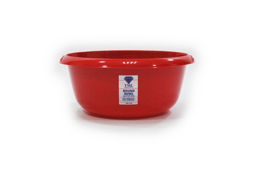 Bol Rond TML 6L Rouge Pailleté