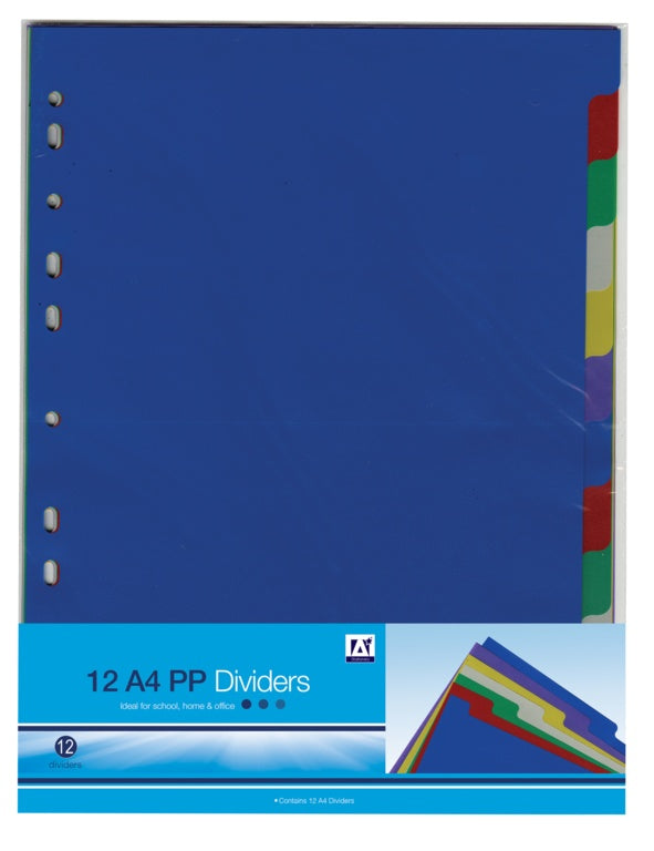 Anker Stat A4 Page Dividers Pack 12