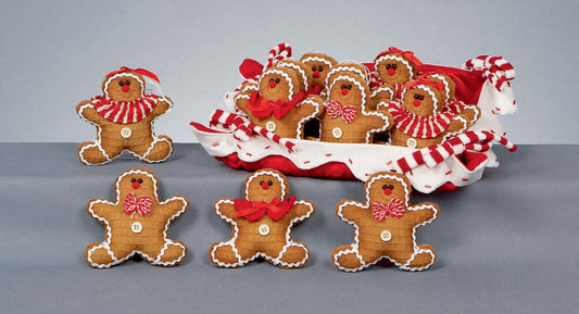 Premier Gingerbread Tree Hanger 3 Assorted