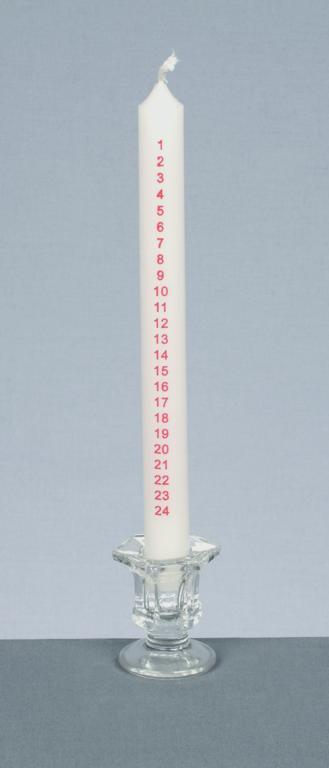 Premier Advent Candle With Glass Holder