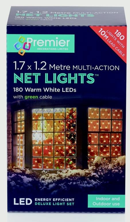 Premier Multi-Action LED Net Lights