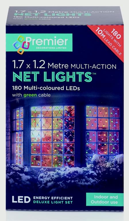 Premier Multi-Action LED Net Lights