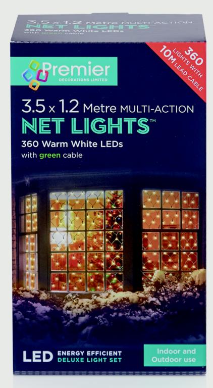 Premier Multi-Action LED Net Lights