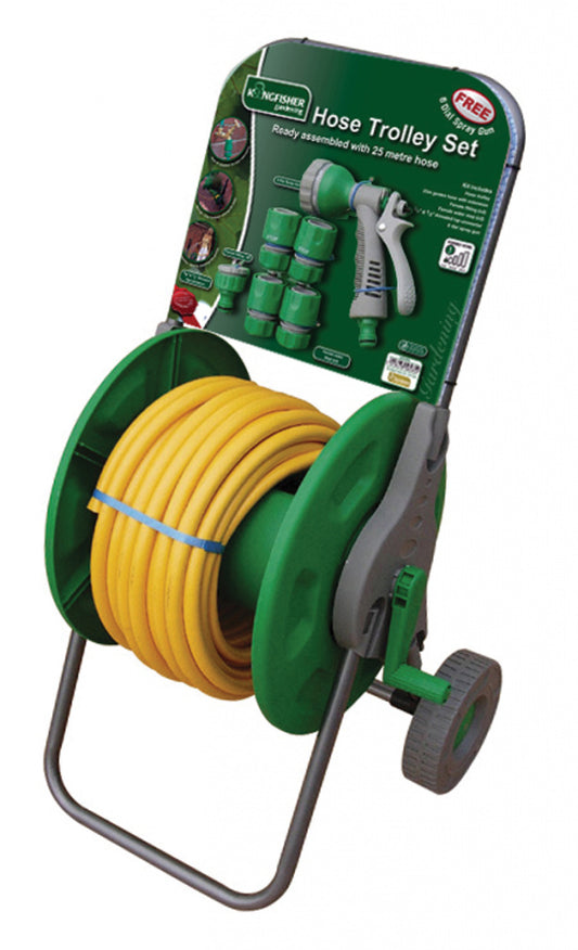 Kingfisher Assembled Hose Trolley Set