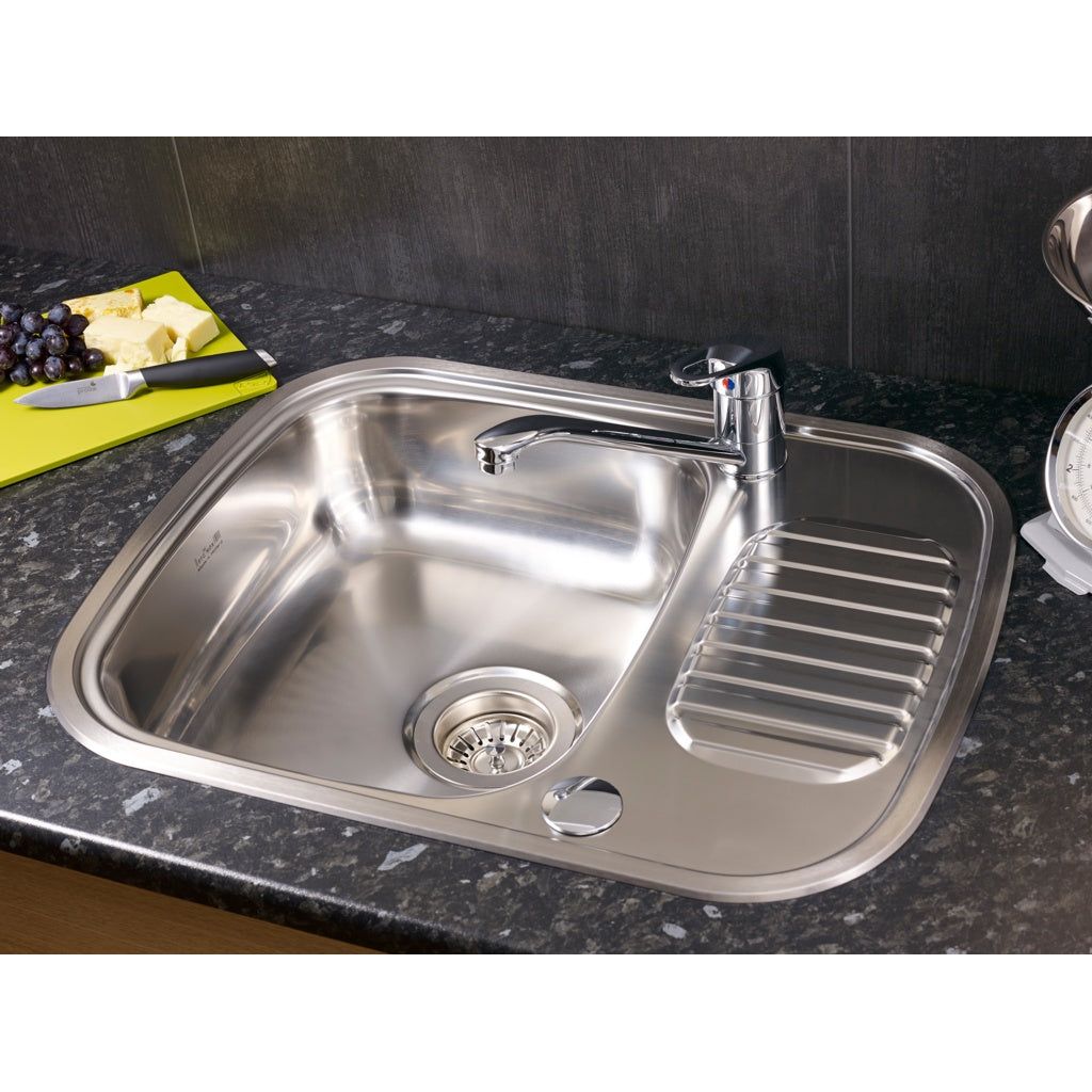 Reginox Regidrain Single Bowl Half Drainer Sink