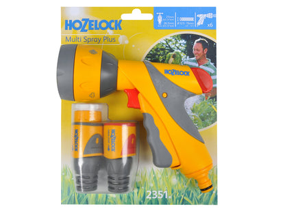 Hozelock Multi Spray Plus Gun & Fittings Set