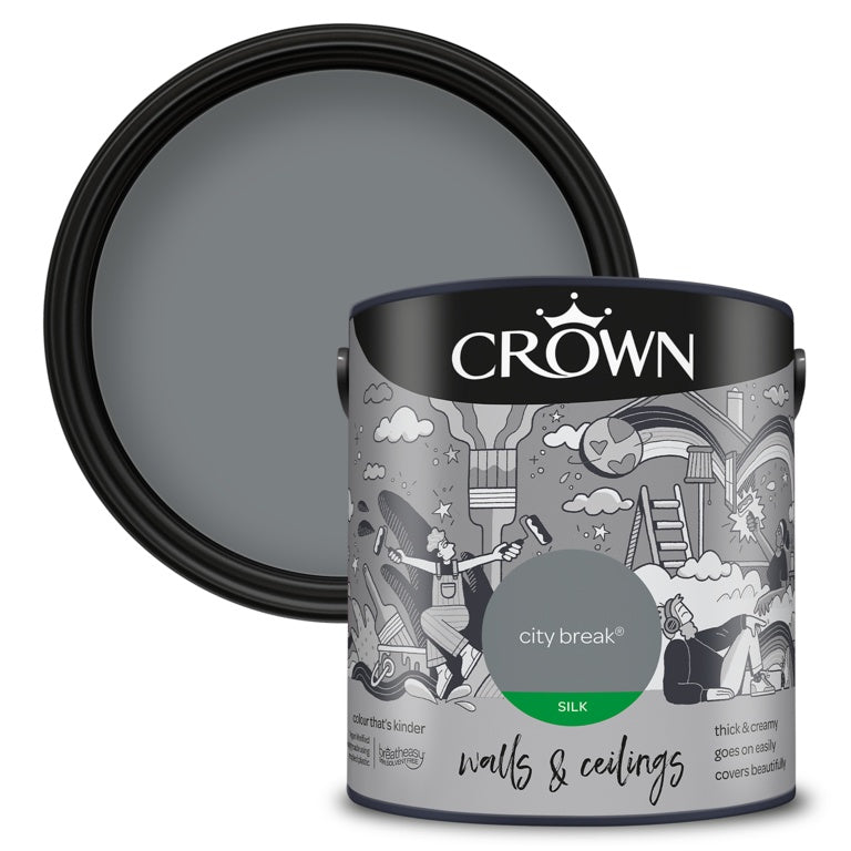 Crown Walls & Ceilings Silk 2.5L