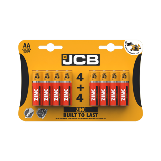 Baterías JCB Zinc 4 Plus 4